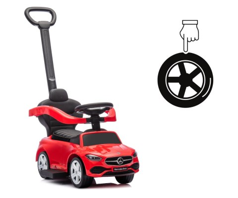 Jeździk z rączką MERCEDES C-Class Deluxe Red Milly Mally Jeździk z rączką MERCEDES C-Class Deluxe Red Milly Mally