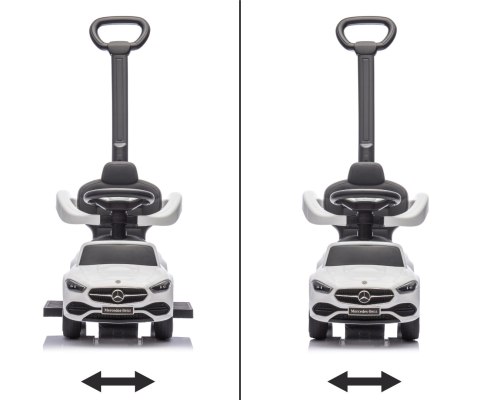 Jeździk z rączką MERCEDES C-Class White Milly Mally Jeździk z rączką MERCEDES C-Class White Milly Mally