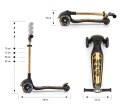 Hulajnoga trójkołowa Scooter Boogie Golden Milly Mally