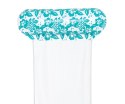 Bestway 43839 Fotel Leżak siatkowy do pływania Miętowe kwiaty 1.45m x 87cm