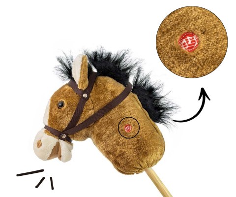 Milly Mally Hobby Koń na Kiju Light Brown Milly Mally Hobby Koń na Kiju Light Brown