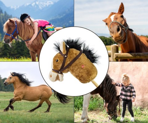 Milly Mally Hobby Koń na Kiju Light Brown Milly Mally Hobby Koń na Kiju Light Brown