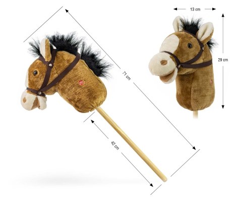 Milly Mally Hobby Koń na Kiju Light Brown Milly Mally Hobby Koń na Kiju Light Brown