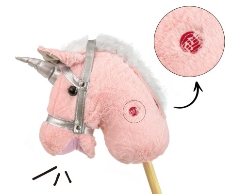 Milly Mally Hobby Koń na Kiju Light Pink Milly Mally Hobby Koń na Kiju Light Pink