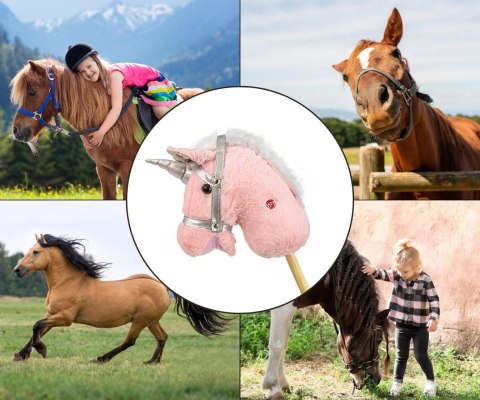 Milly Mally Hobby Koń na Kiju Light Pink Milly Mally Hobby Koń na Kiju Light Pink