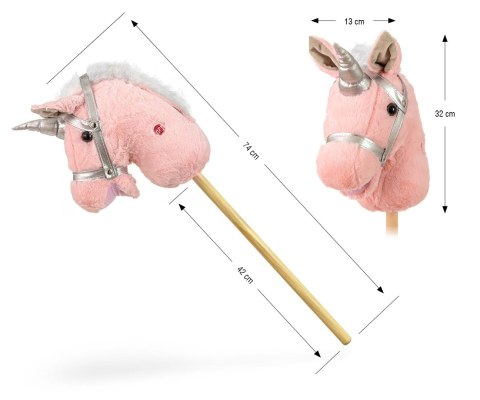 Milly Mally Hobby Koń na Kiju Light Pink Milly Mally Hobby Koń na Kiju Light Pink
