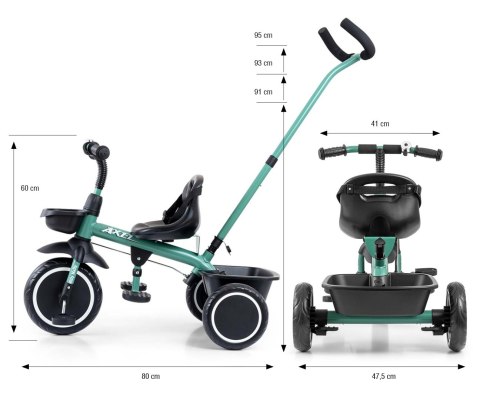 Milly Mally Rowerek Trójkołowy Axel Dark Green Milly Mally Rowerek Trójkołowy Axel Dark Green