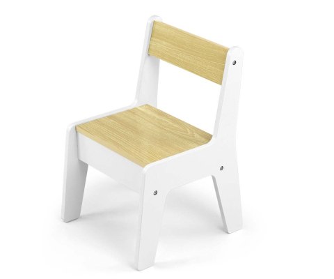 Milly Mally Zestaw mebli mebli dla dzieci Olaf Blocks - Stolik i dwa krzesełka White Milly Mally Zestaw mebli mebli dla dzieci Olaf Blocks - Stolik i dwa krzesełka White