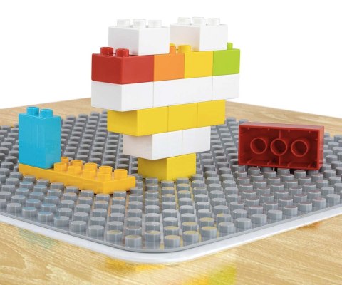 Milly Mally Zestaw mebli mebli dla dzieci Olaf Blocks - Stolik i dwa krzesełka White Milly Mally Zestaw mebli mebli dla dzieci Olaf Blocks - Stolik i dwa krzesełka White