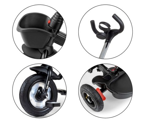 Milly Mally Tricycle Movi Black-Pink