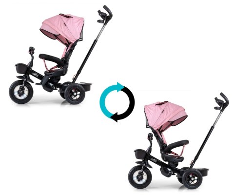 Milly Mally Tricycle Movi Black-Pink