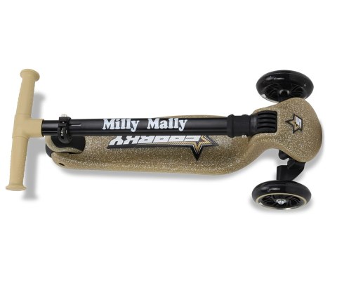 Hulajnoga trójkołowa balansowa Scooter Sparky Champagn Milly Mally Hulajnoga trójkołowa balansowa Scooter Sparky Champagn Milly Mally