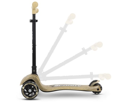 Hulajnoga trójkołowa balansowa Scooter Sparky Champagn Milly Mally Hulajnoga trójkołowa balansowa Scooter Sparky Champagn Milly Mally