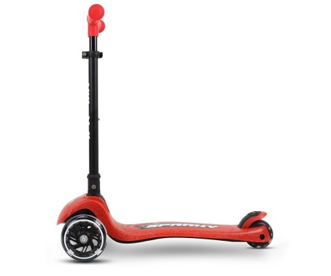 Hulajnoga trójkołowa balansowa Scooter Sparky Red Milly Mally Hulajnoga trójkołowa balansowa Scooter Sparky Red Milly Mally