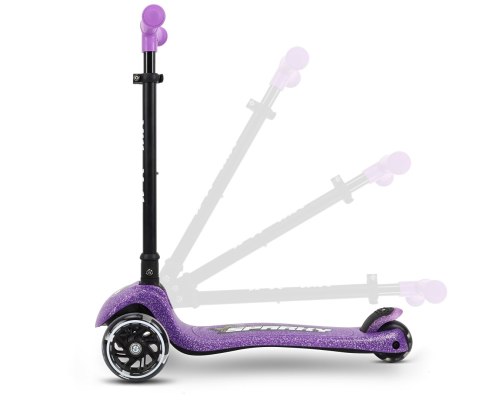 Hulajnoga trójkołowa balansowa Scooter Sparky Violet Milly Mally Hulajnoga trójkołowa balansowa Scooter Sparky Violet Milly Mally