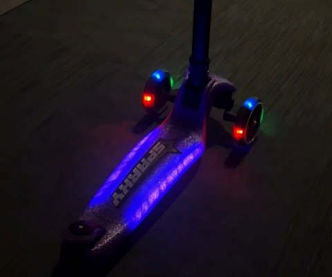 Hulajnoga trójkołowa balansowa Scooter Sparky Violet Milly Mally Hulajnoga trójkołowa balansowa Scooter Sparky Violet Milly Mally