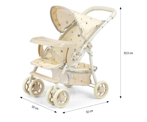 Milly Mally Wózek dla lalek Kate Nature