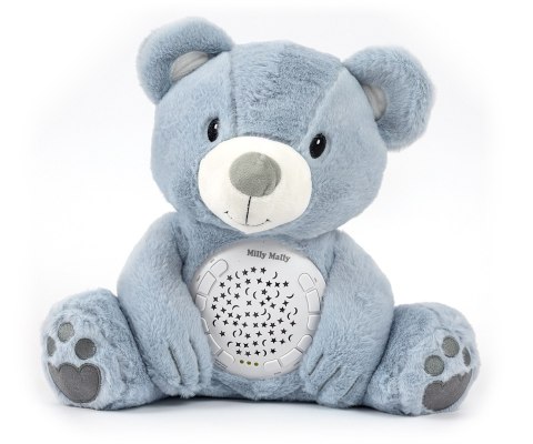Milly Mally Zabawka pluszowa z Projektorem Szumiś Milly Bear Blue Milly Mally Zabawka pluszowa z Projektorem Szumiś Milly Bear Blue