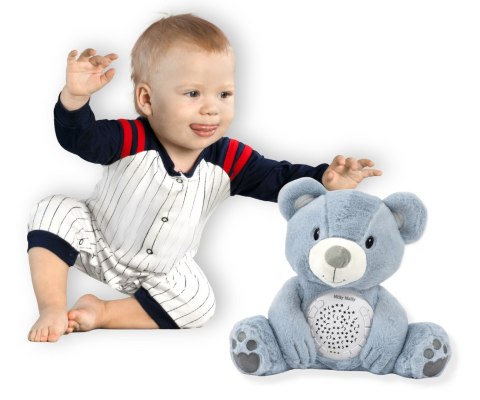 Milly Mally Zabawka pluszowa z Projektorem Szumiś Milly Bear Blue Milly Mally Zabawka pluszowa z Projektorem Szumiś Milly Bear Blue