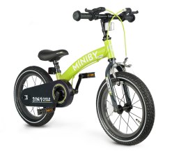 Qplay Rowerek Dziecięcy - Rowerek Biegowy Miniby 14 cali Green