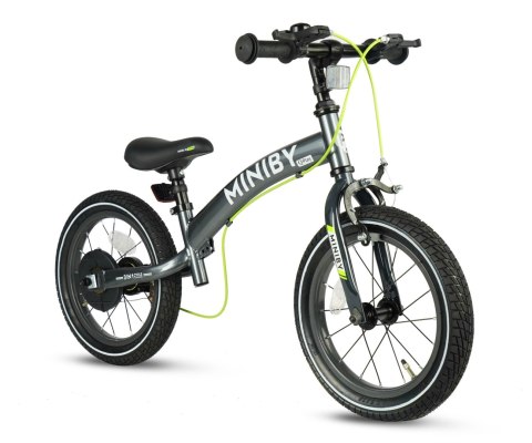 Qplay Rowerek Dziecięcy - Rowerek Biegowy Miniby 14 cali Grey