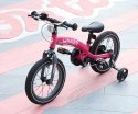 Qplay Rowerek Dziecięcy - Rowerek Biegowy Miniby 14 cali Rosa