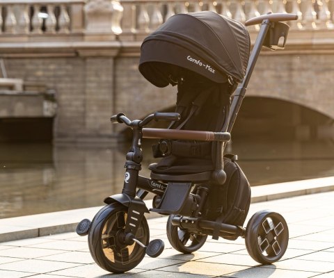 Qplay Rowerek Trójkołowy Comfo Max Black