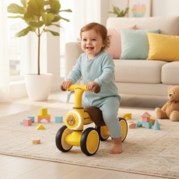 Jeździk dla dzieci York Yellow Milly Mally