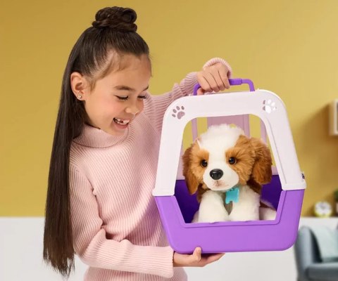 Little Live Pets 26548 Interaktywny Piesek Łatek z klatką Little Live Pets 26548 Interaktywny Piesek Łatek z klatką