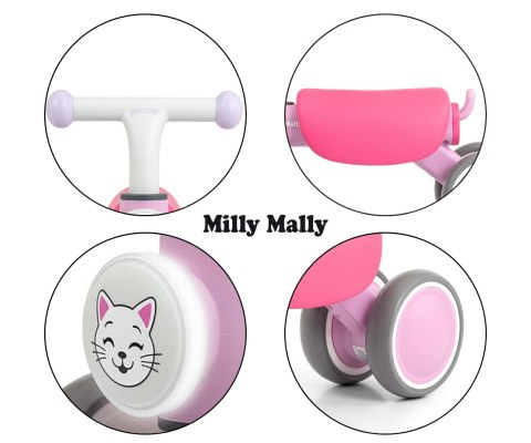 Jeździk dla dzieci York Pink Milly Mally Jeździk dla dzieci York Pink Milly Mally