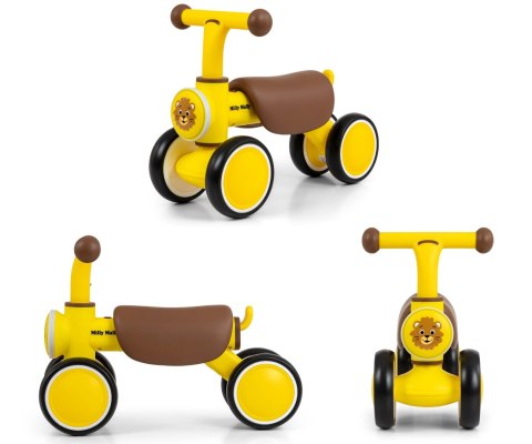 Jeździk dla dzieci York Yellow Milly Mally