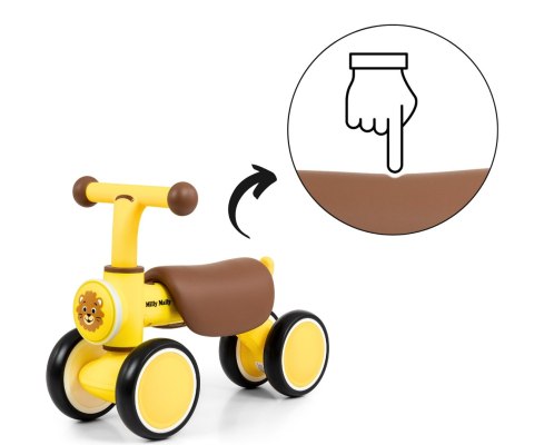 Jeździk dla dzieci York Yellow Milly Mally