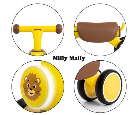 Jeździk dla dzieci York Yellow Milly Mally