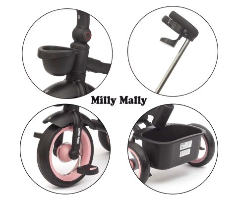 Milly Mally Rowerek Trójkołowy Twinkle Pink Milly Mally Rowerek Trójkołowy Twinkle Pink