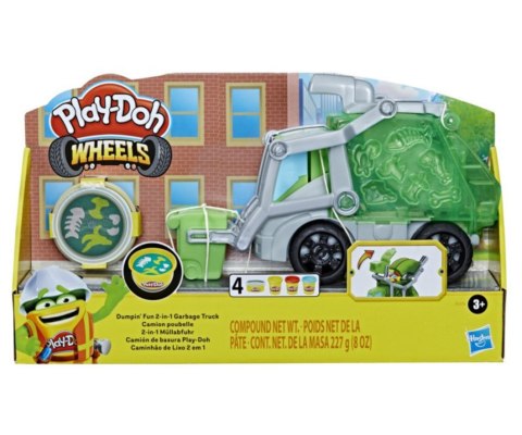 Playdoh F5173 Ciastolina Zestaw 2W1 Śmieciarka