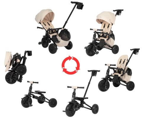 Qplay Rowerek Trójkołowy Nova Max Beige