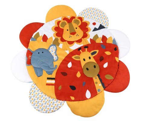 TinyMini JL639-2B Mata edukacyjna 2w1 Kwiat Safari