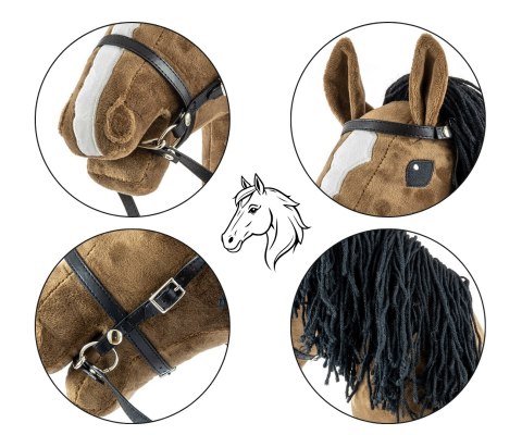 Milly Mally Hobby Plus Koń na Kiju Dark Brown Milly Mally Hobby Plus Koń na Kiju Dark Brown