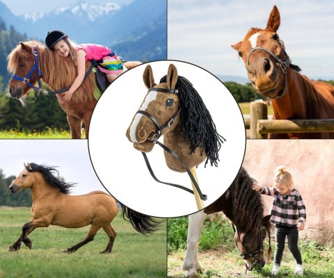 Milly Mally Hobby Plus Koń na Kiju Dark Brown Milly Mally Hobby Plus Koń na Kiju Dark Brown