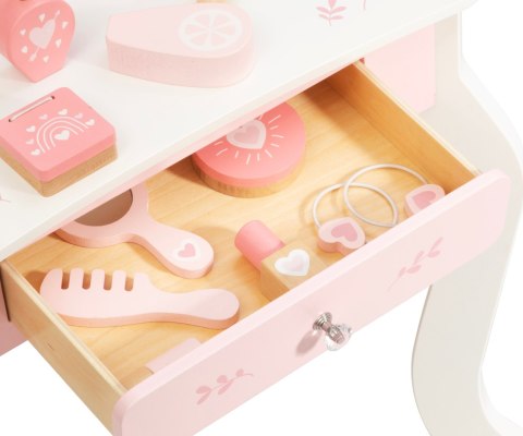 Toaletka z akcesoriami i światłami LED dla dzieci Elly Pink Milly Mally