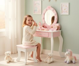 Toaletka z akcesoriami i światłami LED dla dzieci Elly Pink Milly Mally