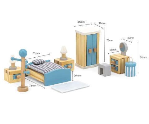 Viga 44035 PolarB Zestaw mebelków - sypialnia