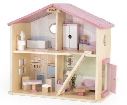 Viga 44256 PolarB Dwupoziomowy domek dla lalek z mebelkami