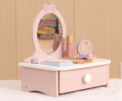 Viga 44271N PolarB Drewniana toaletka z akcesoriami do zabawy