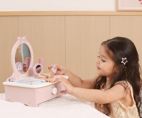 Viga 44271N PolarB Drewniana toaletka z akcesoriami do zabawy