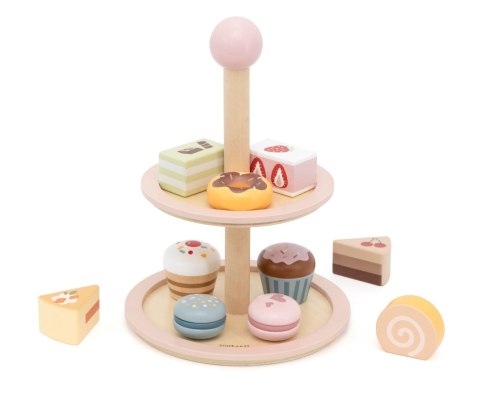 Viga 44284 PolarB Słodka Patera - Drewniane Makaroniki i Torciki