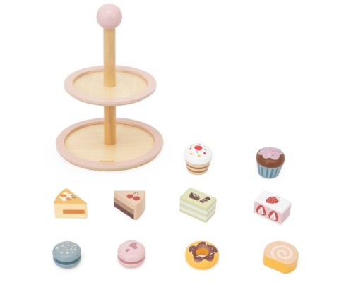 Viga 44284 PolarB Słodka Patera - Drewniane Makaroniki i Torciki