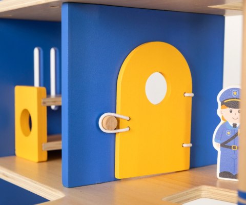 Viga 44803 Drewniany komisariat policji z akcesoriami