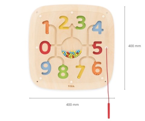 Viga 44811FSC Tablica edukacyjna - magnetyczna zabawa z liczbami