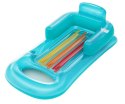 Bestway 43028 Dmuchany materac plażowy z oparciem i podłokietnikami Niebieski 1.61m x 84cm